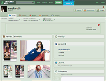 Tablet Screenshot of annekeroth.deviantart.com