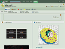 Tablet Screenshot of katsarayuki.deviantart.com