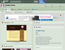 Tablet Screenshot of almighty-bazaa.deviantart.com
