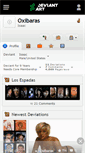 Mobile Screenshot of oxibaras.deviantart.com