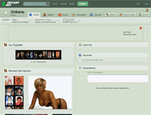 Tablet Screenshot of oxibaras.deviantart.com