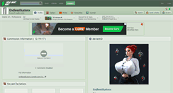 Desktop Screenshot of endlessillusionx.deviantart.com