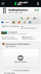 Mobile Screenshot of endlessillusionx.deviantart.com