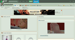 Desktop Screenshot of animegirlsfeet.deviantart.com