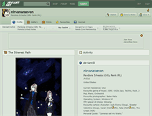 Tablet Screenshot of nirvanaraeven.deviantart.com
