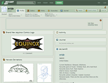 Tablet Screenshot of eride.deviantart.com