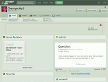 Tablet Screenshot of charmynutty2.deviantart.com