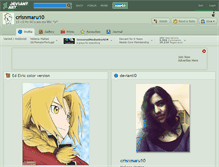 Tablet Screenshot of crisnmaru10.deviantart.com