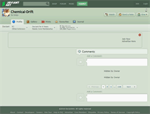 Tablet Screenshot of chemical-drift.deviantart.com