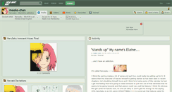 Desktop Screenshot of meeko-chan.deviantart.com