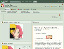 Tablet Screenshot of meeko-chan.deviantart.com