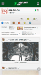 Mobile Screenshot of ma-ze-ru.deviantart.com