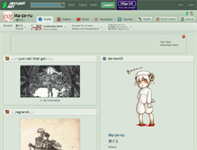 Tablet Screenshot of ma-ze-ru.deviantart.com