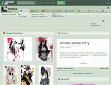 Tablet Screenshot of meocco.deviantart.com