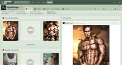 Desktop Screenshot of digitalmirage.deviantart.com