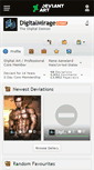 Mobile Screenshot of digitalmirage.deviantart.com