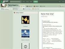 Tablet Screenshot of fableshippers.deviantart.com