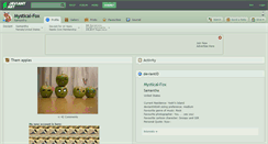 Desktop Screenshot of mystical-fox.deviantart.com