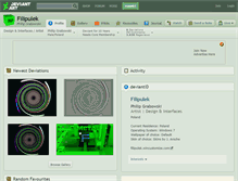 Tablet Screenshot of filipulek.deviantart.com