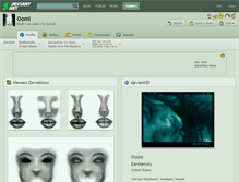 Tablet Screenshot of oomi.deviantart.com