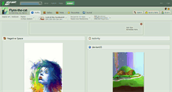 Desktop Screenshot of flynn-the-cat.deviantart.com