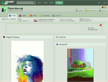 Tablet Screenshot of flynn-the-cat.deviantart.com