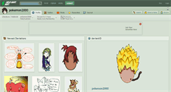 Desktop Screenshot of pokemon2000.deviantart.com
