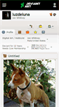 Mobile Screenshot of luzdeluna.deviantart.com