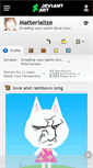 Mobile Screenshot of matterialize.deviantart.com