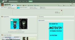 Desktop Screenshot of lightfire45.deviantart.com