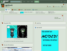 Tablet Screenshot of lightfire45.deviantart.com