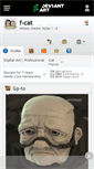 Mobile Screenshot of f-cat.deviantart.com