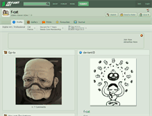 Tablet Screenshot of f-cat.deviantart.com