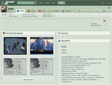 Tablet Screenshot of drist.deviantart.com