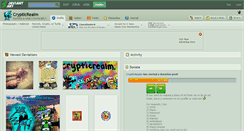 Desktop Screenshot of crypticrealm.deviantart.com