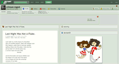 Desktop Screenshot of crimson-regret.deviantart.com