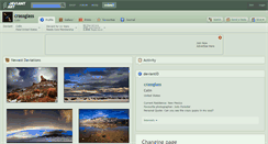 Desktop Screenshot of crassglass.deviantart.com