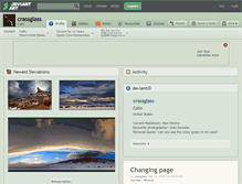 Tablet Screenshot of crassglass.deviantart.com