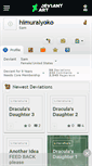 Mobile Screenshot of himuralyoko.deviantart.com