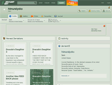 Tablet Screenshot of himuralyoko.deviantart.com