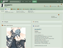 Tablet Screenshot of jezzabell13.deviantart.com