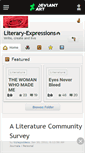 Mobile Screenshot of literary-expressions.deviantart.com