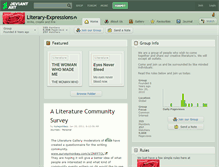 Tablet Screenshot of literary-expressions.deviantart.com
