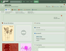 Tablet Screenshot of kpo1354.deviantart.com