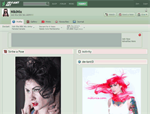 Tablet Screenshot of nikinix.deviantart.com