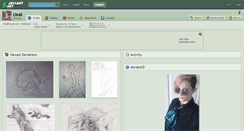 Desktop Screenshot of cleat.deviantart.com