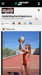 Mobile Screenshot of modelmayhemmassive.deviantart.com