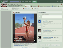 Tablet Screenshot of modelmayhemmassive.deviantart.com