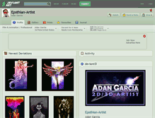 Tablet Screenshot of epsthian-artist.deviantart.com