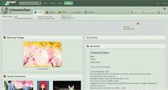 Desktop Screenshot of crimsoninutears.deviantart.com